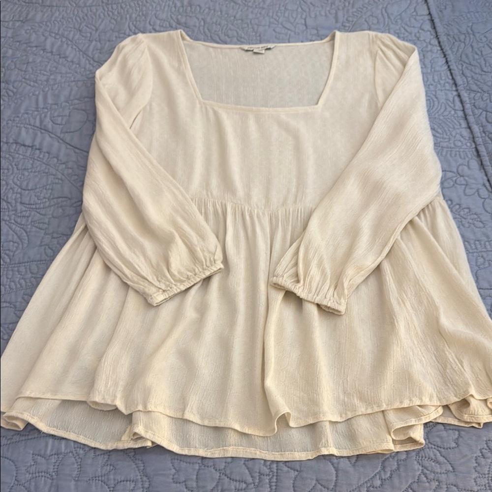 COPY - American Eagle  Cream Women's Top